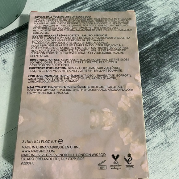 Nails inc Crystal Ball Rollergloss Duo - Picture 3 of 3